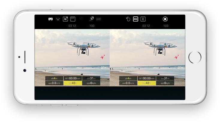 The FPV app for your DJI drone